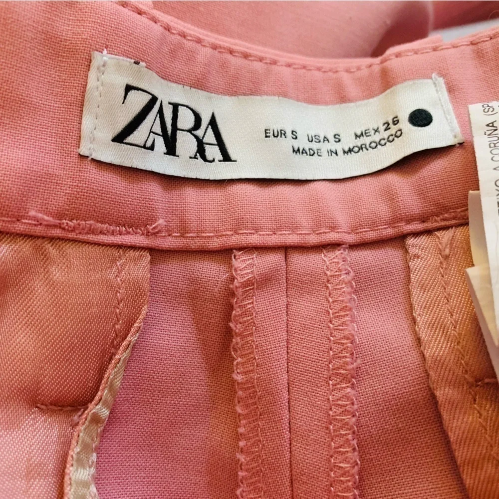 Zara pink trousers size small EUC